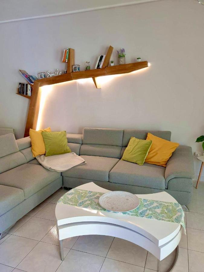 Modern 2Br City Flat 10Min From The Beach Atény Exteriér fotografie